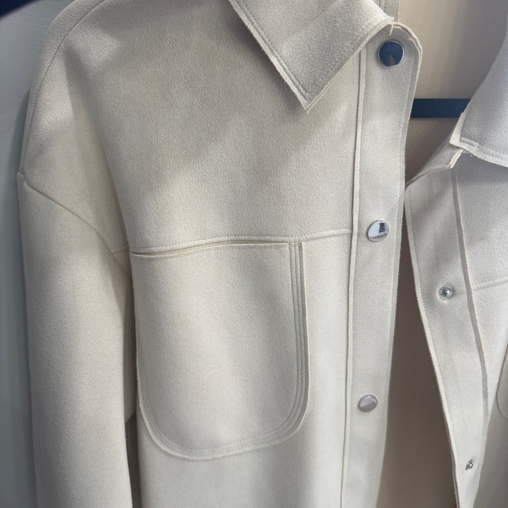 Zara Women's Cream Utility Jacket - Picture 2 of 5